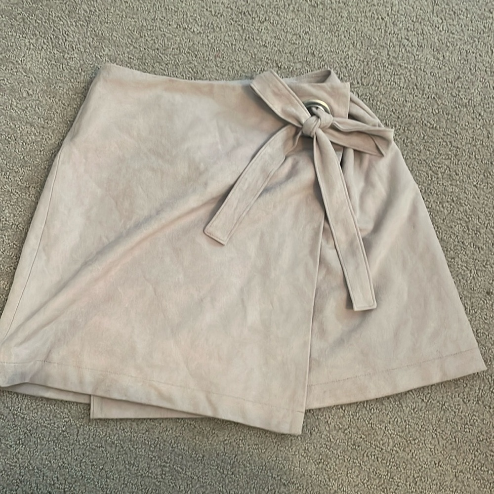 Abercrombie & Fitch Suede Miniskirt